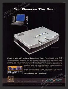 Sound Blaster Audigy 2 NX 2000s Print Advertisement Ad 2003 (Not the product) - Picture 1 of 1