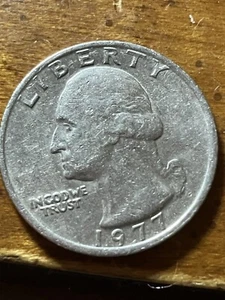 1977 Washington quarter error letters On rim - Picture 1 of 2