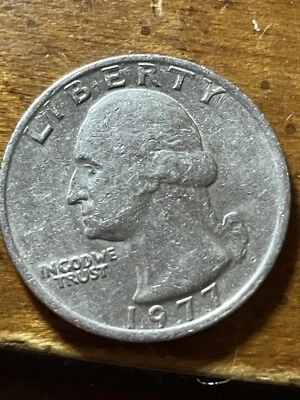 1977 Washington quarter error letters On rim  - Image 1 of 2