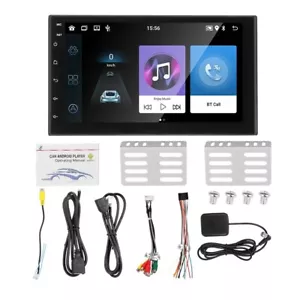 2 DIN RADIO FOR FIAT PANDA 169 BLUETOOTH USB MP5 MIRROR LINK GPS WI-FI CAMERA - Picture 1 of 3