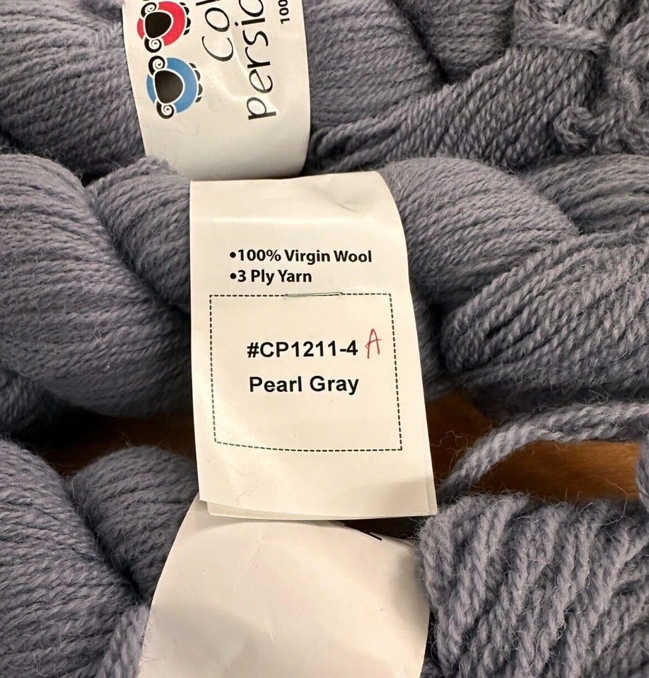 Persian Yarn, Needlepoint (Paternayan) gray CP 1211  1/4 lb hank new - Image 1 of 1