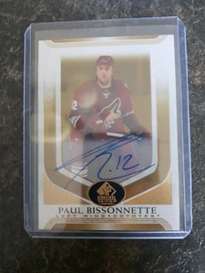 2020-21 SP Signature Edition Legends Gold Auto Paul Bissonnette Card# 162 - Picture 1 of 2