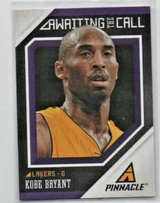 2013-14 Panini Pinnacle Awaiting the Call Kobe Bryant #3 LOS ANGELES LAkERS - Image 1 of 2