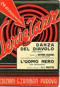 Serie Jazz # Casadei - Poletto # DANZA DEL DIAVOLO - L'UOMO NERO # Zanibon 1947 - Foto 1 di 1