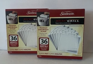 Sunbeam Rocket Grill 2 Boxes Refill Parchment Pouches NOS 2007 - Picture 1 of 5