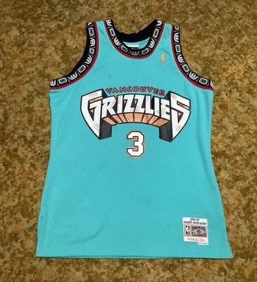 1996-97 VANCOUVER GRIZZLIES SHAREEF ABDUR-RAHIM MITCHELL & NESS JERSEY SZ L L@@K - Image 1 of 4