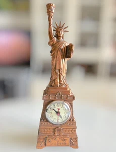 Statue of Liberty Clock Lamp Vintage - Picture 1 of 24