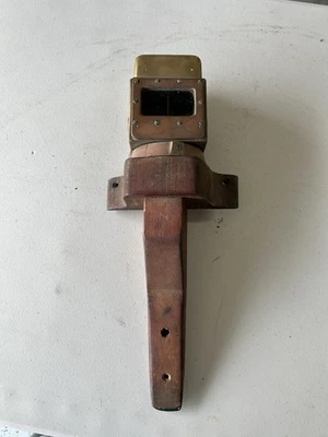 Vintage 1943 US Navy Bureau Of Ships Mounted Compass USN Life Boat Compass - Image 1 of 4