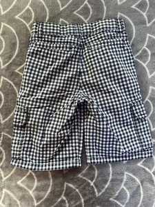 Gymboree Boys 5T Cargo Shorts Celebrate Spring Brown Gingham Vintage. #52 - Picture 1 of 6
