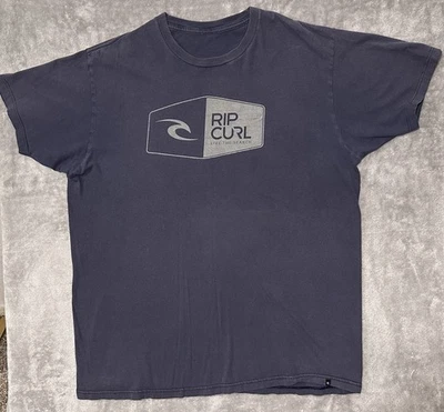 Rip Curl "Live the Search" Blue T-Shirt Men's XL Cotton - Image 1 of 4