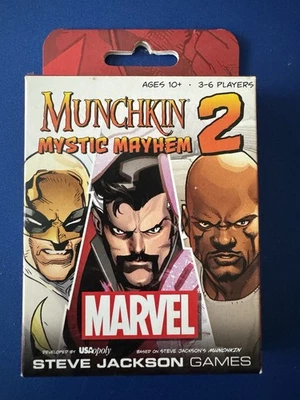 Munchkin Marvel 2 Mystic Mayhem Steve Jackson NEW RARE SEALED Card Expansion  - Image 1 of 2