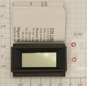 Acme PM128-E 3-1/2" LCD Digital Panel Meter - 5V DC/9V DC - Picture 1 of 3