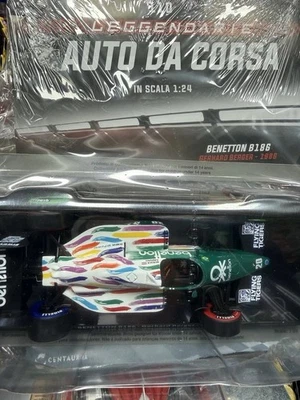 BENETTON B186 - Gerhard Berger - 1986. Le Grandi Formula 1 - Auto da Corsa 1:24 - Image 1 of 3