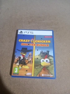 Crazy Chicken: Shooter Bundle PS5 PlayStation 5 videogioco ottime condizioni UK - Foto 1 di 3