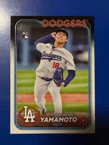 2024 Topps Yoshinobu Yamamoto RC #553 Dodgers - Bild 1 von 2