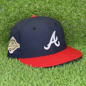 BROWN UV HAT CLUB EXCLUSIVE ATLANTA BRAVES MANOLO PRADO DIRTY SOUTH MUD FITTED - Picture 1 of 9