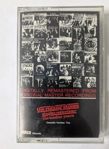 The Rolling Stones Singles Collection The London Years Cassette 1989 ABKCO - Picture 1 of 2