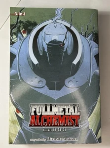 Fullmetal Alchemist 3-in-1 Vol 19-21 Hiromu Arakawa Viz Media Manga Paperback - Imagen 1 de 3