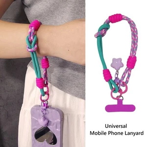 2-in-1 Phone Lanyard Adjustable Short Hand Rope for Men and Women - Photo 1 sur 14