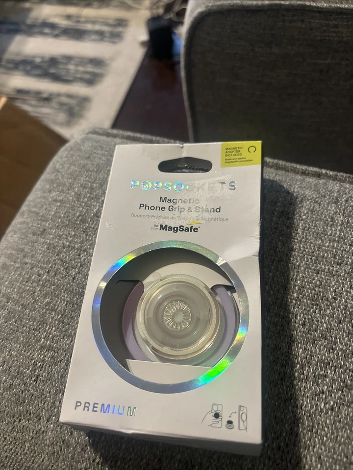 Empuñadura y soporte magnético MagSafe para teléfono PopSockets para iPhone - púrpura opalescente Foto 1 de 1