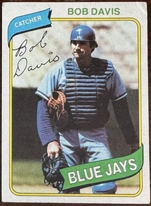 BOB DAVIS Toronto Blue Jays 1980 Topps Collector MLB Baseball Card # 351 - Picture 1 of 2