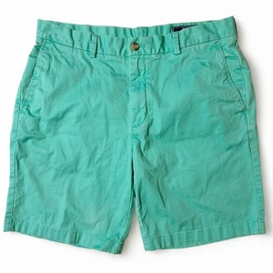 Vineyard Vines Breaker Chino Shorts Herren 35 x 8,5 türkis gewaschen lässig adrett - Bild 1 von 10