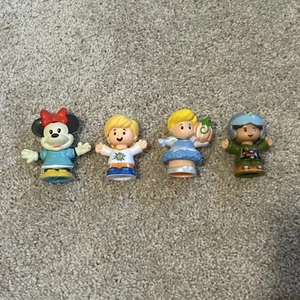Little People Disney Minnie Mouse Pilot Cinderella Boy Figure Lot People - Picture 1 of 9