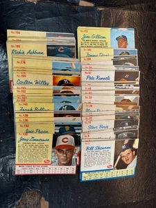 Juego parcial de béisbol 1962 post cereal *grado mixto* 72 diferentes con estrellas - Imagen 1 de 3