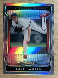 2009 Finest Refractors #35 Cole Hamels - Picture 1 of 2