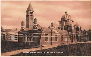 ROYAL NAVAL HOSPITAL Gillingham Kent Vintage Postkarte britische Architektur - Bild 1 von 2