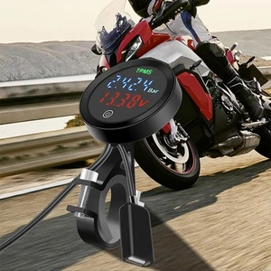 LCD Motorcycle TPMS Alarm Installation Pressure Sensor Motorcycle TPMS - Picture 1 of 12
