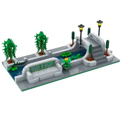 428 Pieces MOC Canal Modular Building Set Environmental Protection Scene Model - Image 1 of 3