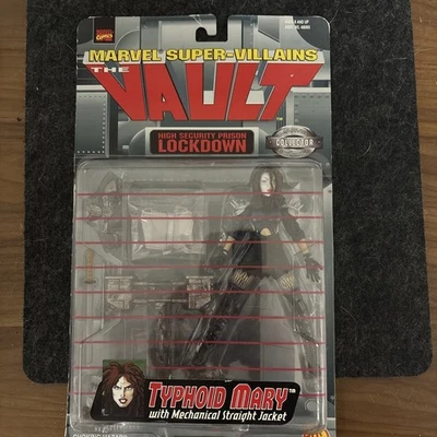Figura de acción Marvel Super-Villains The Vault Typhoid Mary 1998 Toy Biz X-men Foto 1 de 4