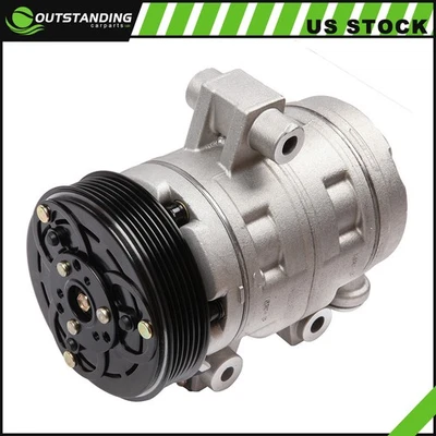 ?A/C Compressor with Clutch For 2006 2007- 2009 Pontiac Torrent 3.4L CO 21516JC - Imagem 1 de 4