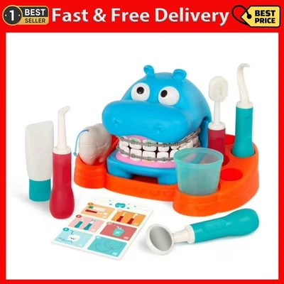 Игровой набор Hippodontist стоматолог пластик с 14 аксессуарами, игрушки для малышей - Изображение 1 из 4