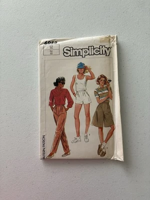 Simplicity 6953 Size 12 Misses Pants, Shorts, Culottes VINTAGE - Image 1 of 2