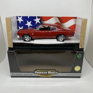 Ertl American Muscle 1970 Chevelle SS454 LS6 1/18 Exclusive Diecast Red - Picture 1 of 10