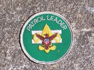 BSA Boy Scout Patrol Leader Patch Boy Scout Patch Vintage  - Picture 1 of 2