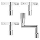4Pcs/pack Drum Tuning Wrench Drum Tuning Key & Continuous Motion Speed Key Kit