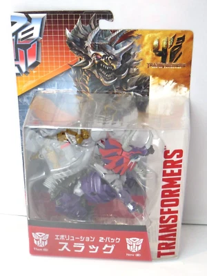 Transformers Evolution Slug 2-Pack; Age of Extinction & "G1" figures New MOSC - Image 1 of 4