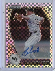 Panini Prizm 2021 Draft Picks base automática Prizms cuadros eléctricos #24 Ryan Cusick #/17 - Imagen 1 de 1