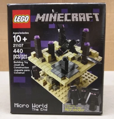 LEGO Minecraft 21107 Micro World The End ¡NUEVO! Huevo de dragón Endermen negro Foto 1 de 4