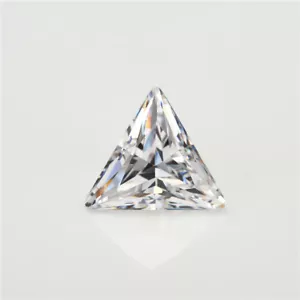 50 pz 3x3~15x15 mm forma triangolare bianco AAAA sciolto cz pietra pietra zirconio cubico - Foto 1 di 3