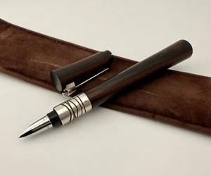 Waterman Serenite Limited Edition Bois Cocobolo Wood Fountain Pen 18K Gold Nib - Picture 1 of 20