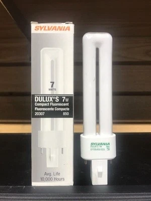 SYLVANIA OSRAM 20307 DULUX S CF7DS/850 G23 BASE  - Image 1 of 4