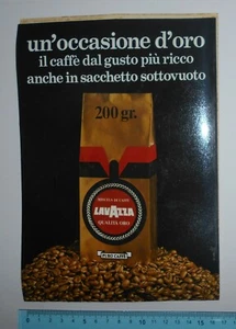 VINTAGE LAVAZZA GOLD STICKER STICKER STICKER STICKER STICKER KING SIZE - Imagen 1 de 1