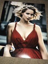 JENNIFER LAWRENCE SIGNED AUTOGRAPH 11x14 PHOTO HUNGER GAMES IN PERSON COA H