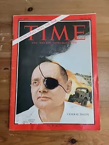 Time Magazine June 16, 1967, How Israel Won the War, General Dayan GC - Foto 1 di 3