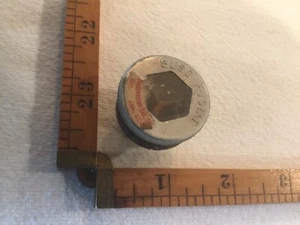 1 antique Buss Fustat CG-2 House Fuse Not Blown Mica Window Small Threads - Picture 1 of 4