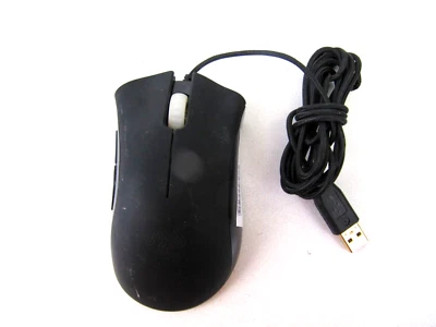 Razer DeathAdder Gaming USB Wired Mouse 3500DPI Corded Scroll RZ01-0015 Black - Image 1 of 4